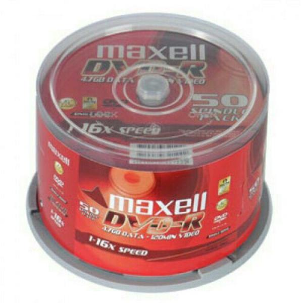Bảng giá Hộp 50 đĩa DVD trắng Maxell hộp nguyên seal Phong Vũ