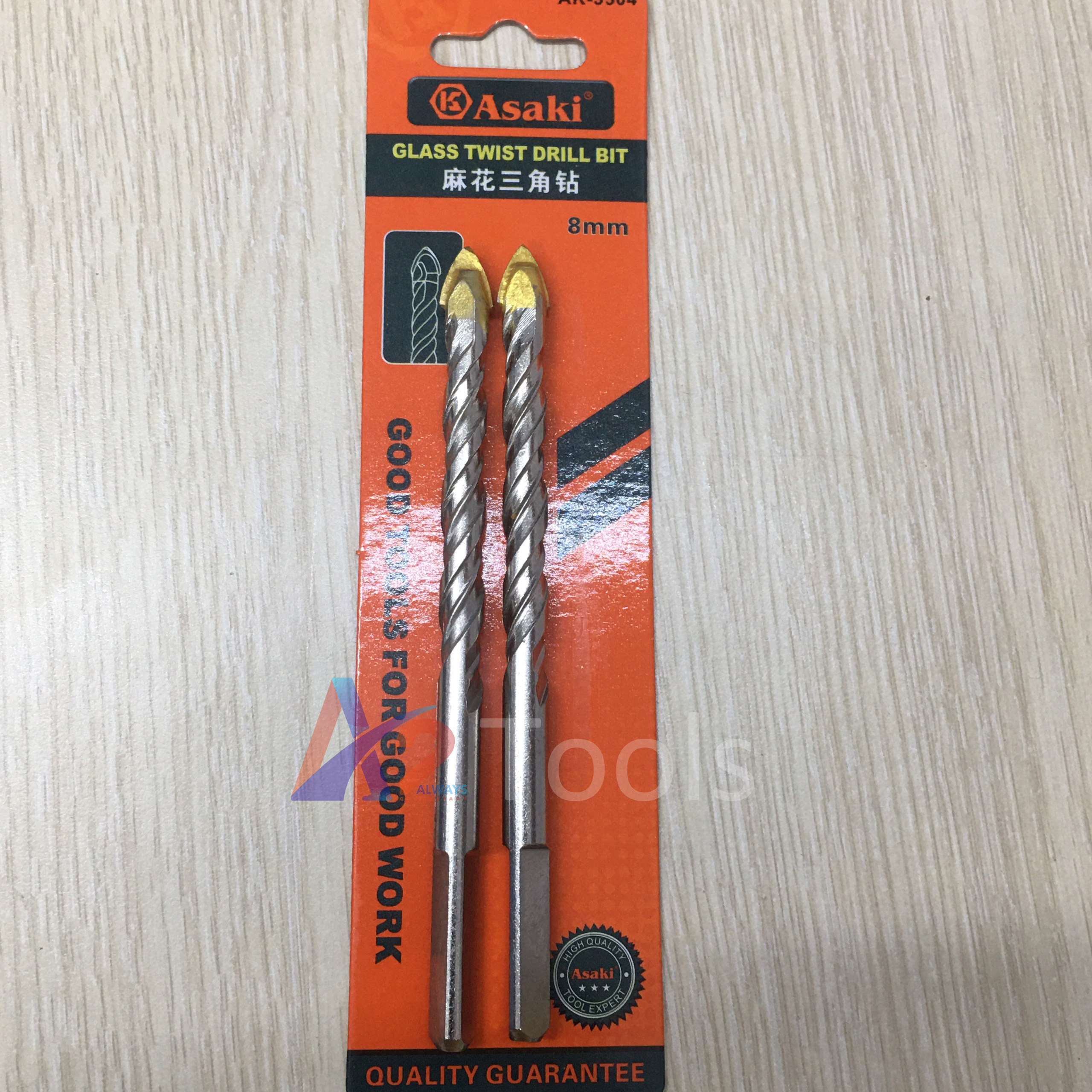 Bộ 2 mũi khoan đa năng 8mm Asaki AK-3504