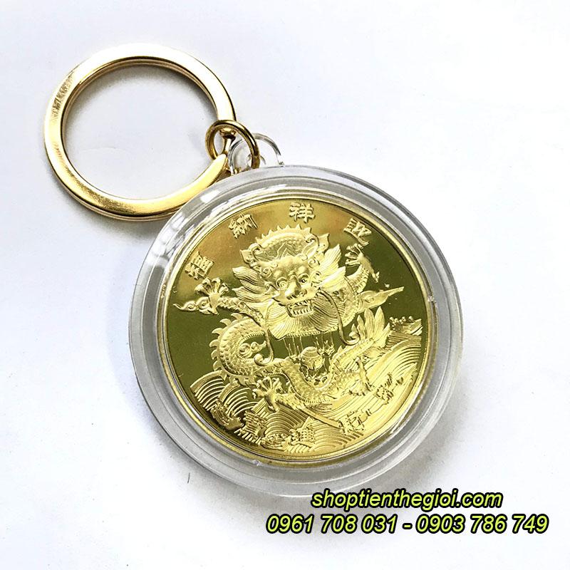 [HCM]MÓC KHÓA XU CON RỒNG VÀNG THIẾT KẾ CỰC ĐẸP MẮT TINH XẢO – TMT COLLECTION - SP000416