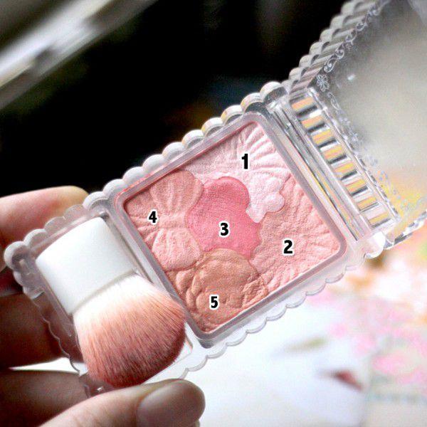 Phấn má Canmake Glow Fleur Cheeks 05 Wedding Fleur 4g (Đỏ hồng)