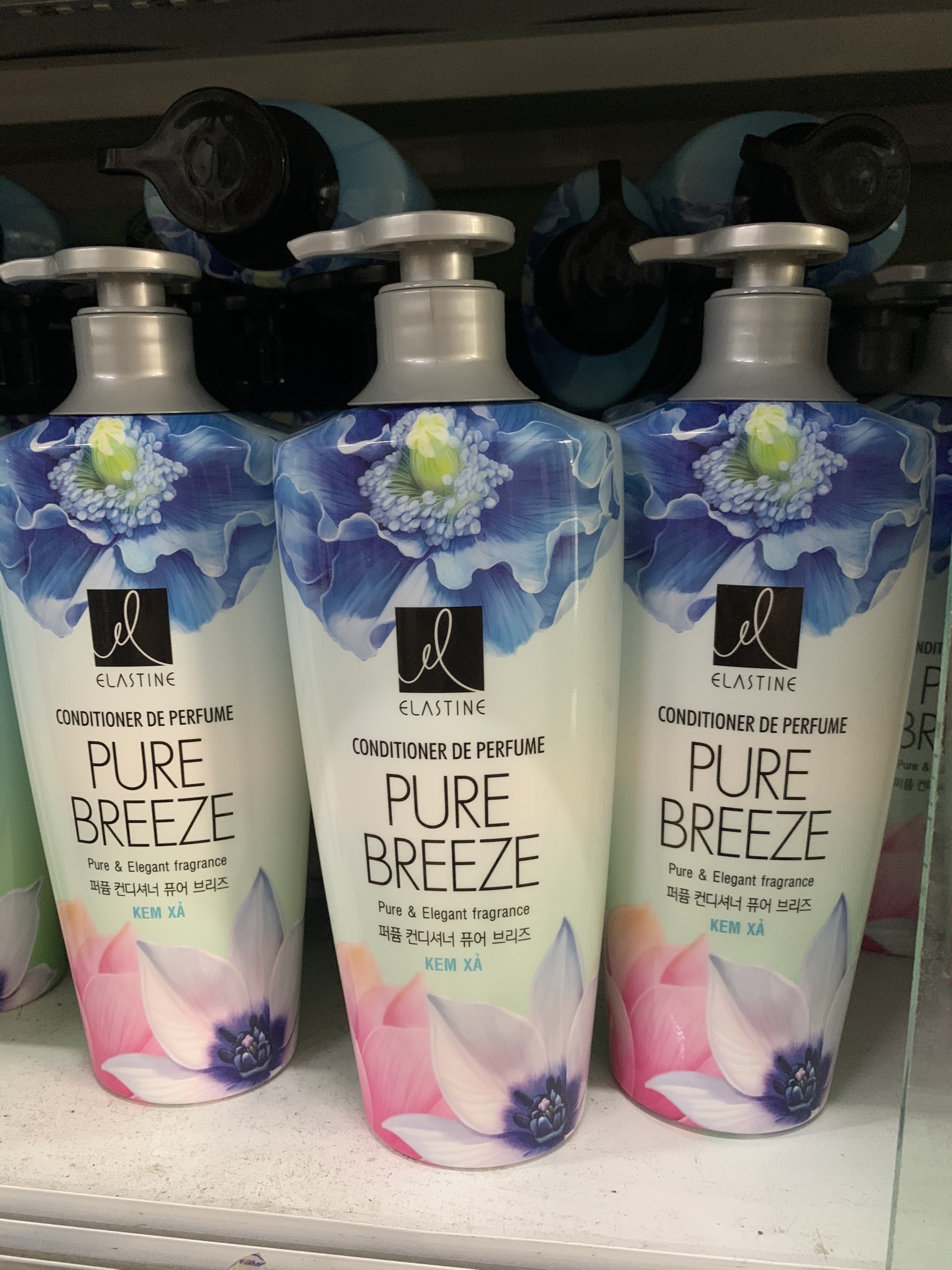 Combo Dầu Gội+Xả Elastine Pure Breeze 600G