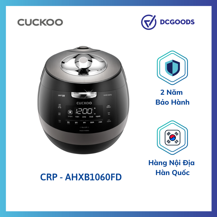 [HÀNG SẴN] Nồi Cơm Điện Cao Tần Cuckoo CRP-AHXB1060FD Dung Tích 1,8L
