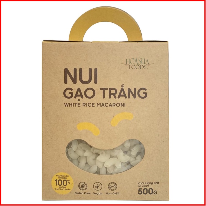 Nui gạo hữu cơ Hoa Sữa gói 500g