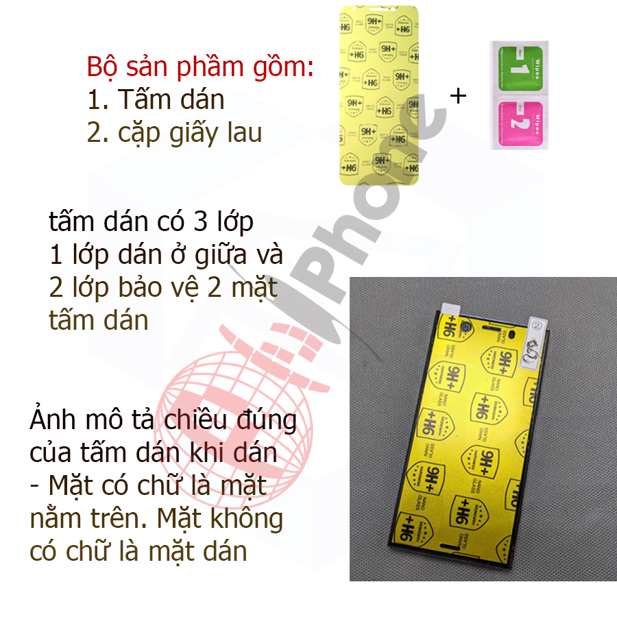 Dán cường lực dẻo nano Sharp Aquos S2