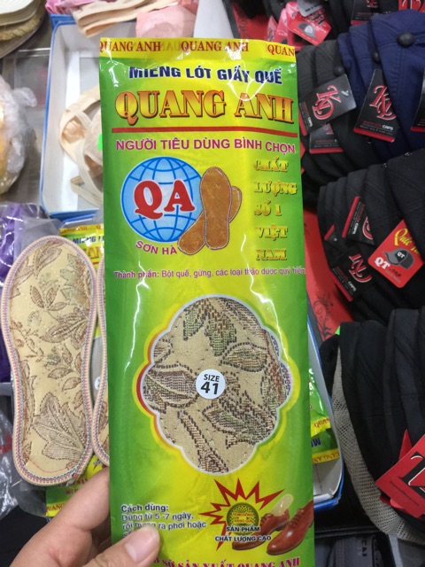 Lót Giày Nam Nữ. Lót Quế Thơm Chân