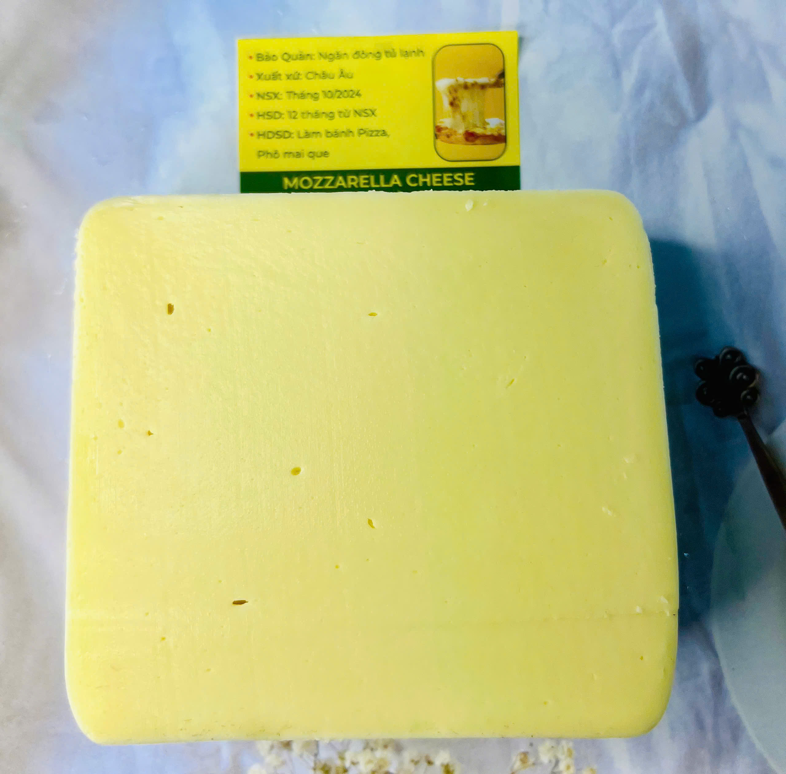 500g PHÔ MAI MOZZARRELLA ( chỉ giao tại sài gòn)_Monhi_Food