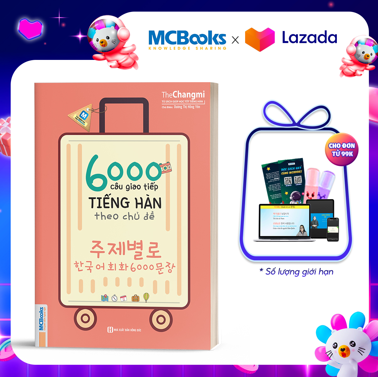 6000 Câu Giao Tiếp Tiếng Hàn Theo Chủ Đề Cho Người Mới Bắt Đầu