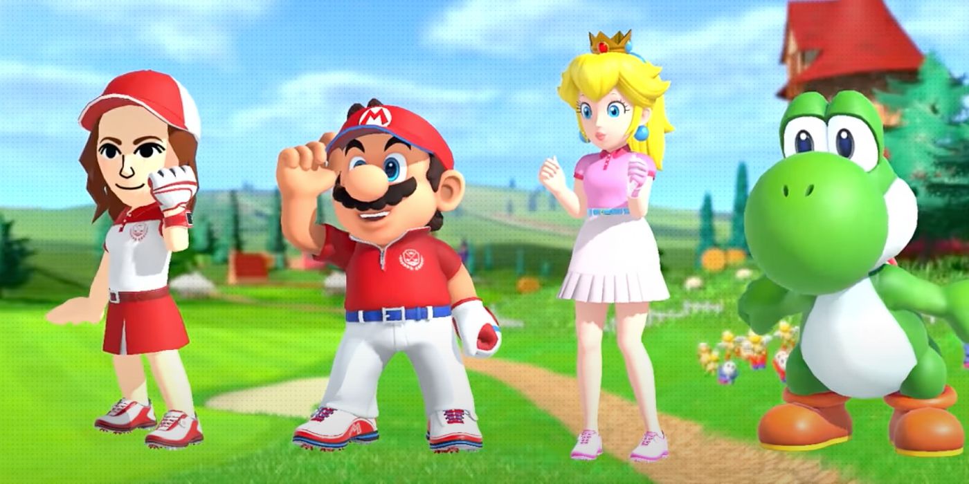 Đĩa Game Nintendo Switch : Mario Golf : Super Rush EU
