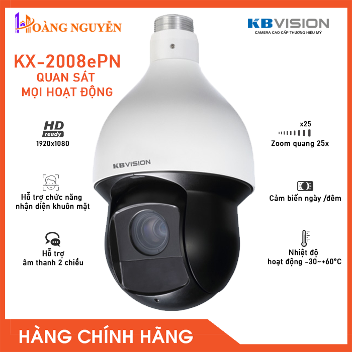[NHÀ PHÂN PHỐI] Camera Quan Sát KBVISION KX-2008ePN