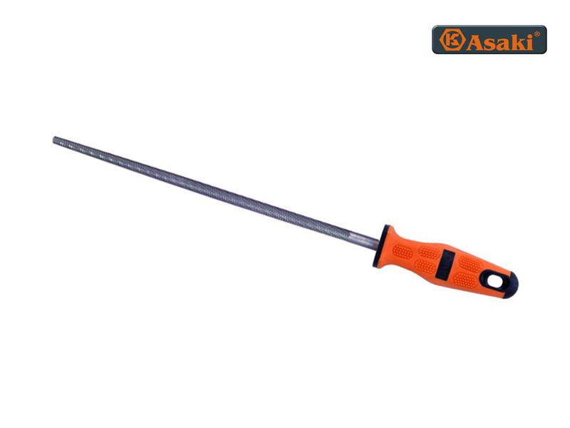 Giũa tròn Asaki AK-3761 C2-8 (Đen phối cam)