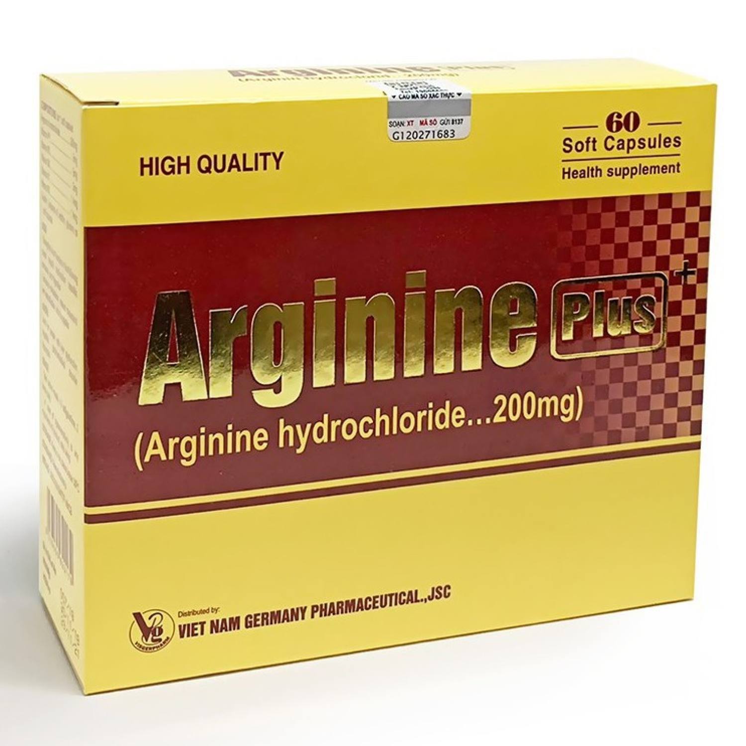Viên Uống Bổ Gan Arginine Plus (60 Viên)