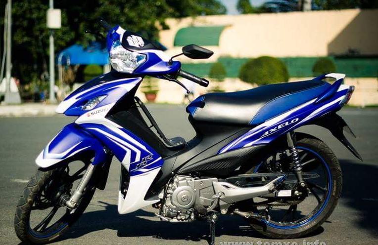 tem trùm axelo sọc trắng xanh nhám