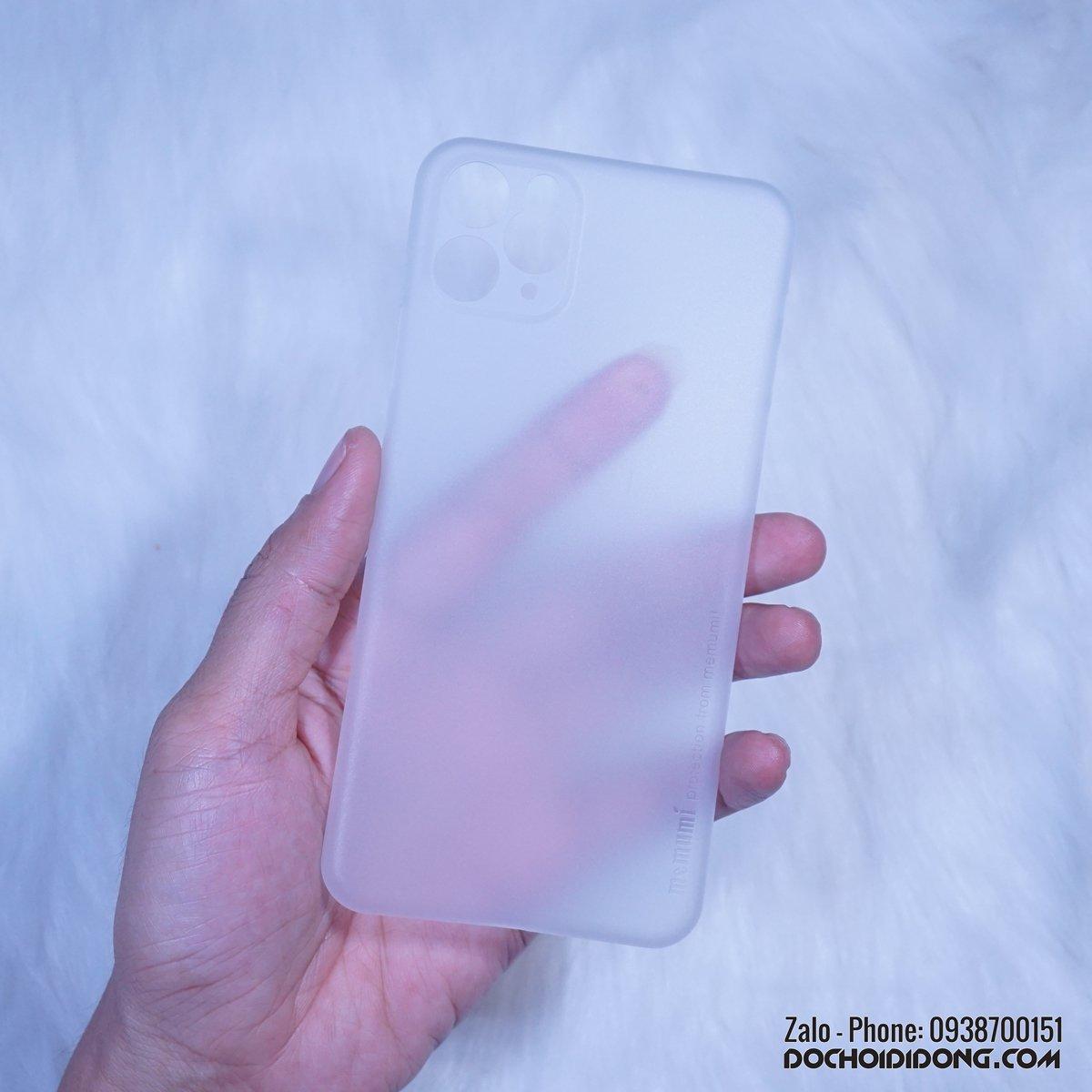 [HCM]Ốp lưng iPhone 11 Pro Max Memumi siêu mỏng 0.3mm