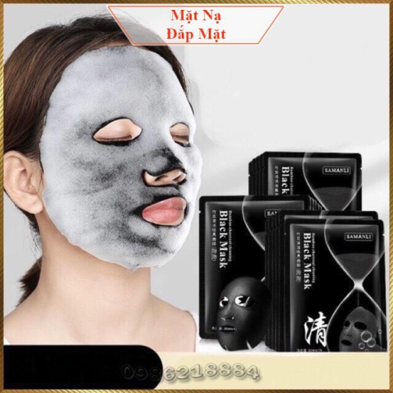 Mặt nạ sủi bọt thải độc detox da Samanli Black Mask SBM1 nhập khẩu