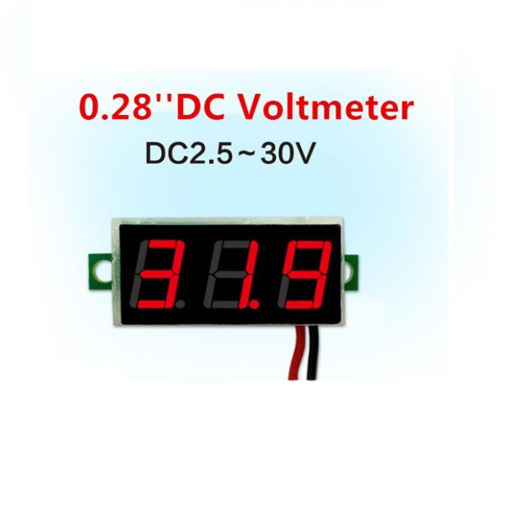 Đồng hồ đo áp dc 2 dây 2,5 đến 30v
