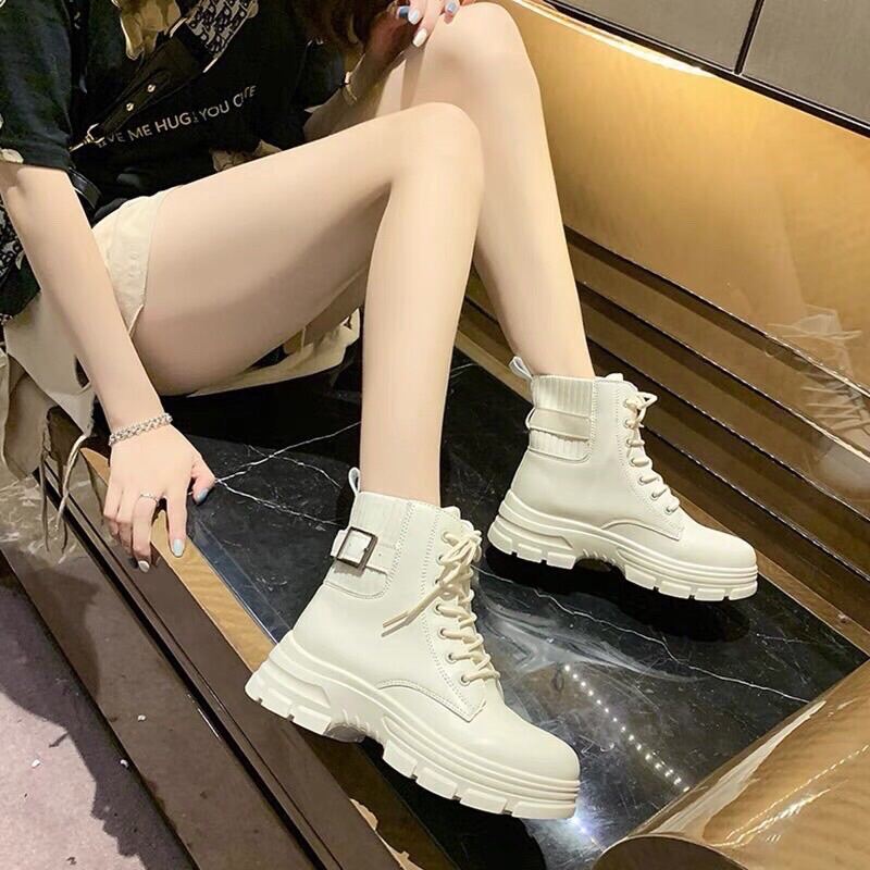HOÀN TIỀN 15% - BỐT CỔ CHUN BUỘC DÂY ĐẾ 4Cm