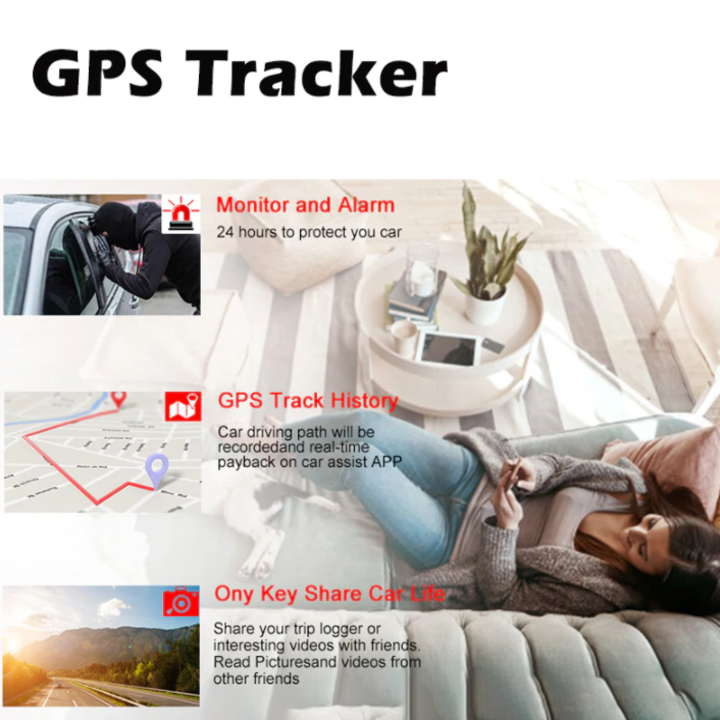Camera hành trình trước và sau ô tô FullHD Whexune F8, 4G, Wifi, 3 inch - Hệ điều hành: Android 8.1 - HÀNG NHẬP KHẨU BẢO HÀNH 12 THÁNG