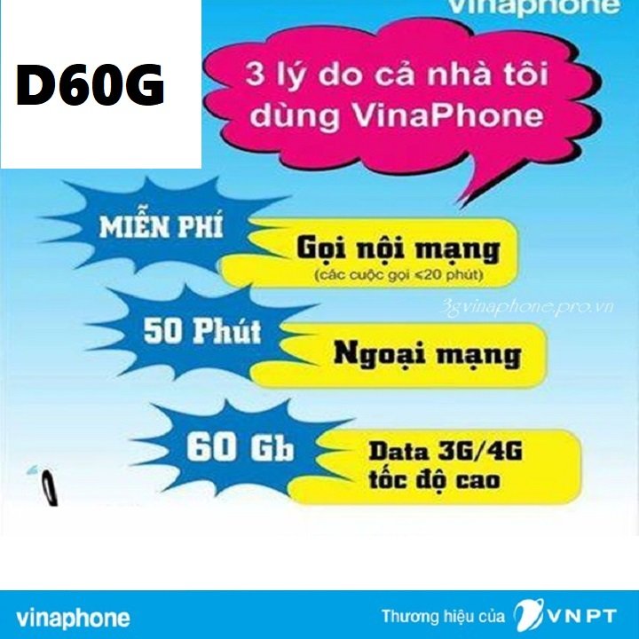 ( SIM RẺ ) SIM 4G VINA Dùng Làm Sim Phụ , Gọi Sale và Đăng Kí Các Gói Cước Mạng  VD90 , BIG120 , D169G FREESHIP - CHƯA KÍCH HOẠT