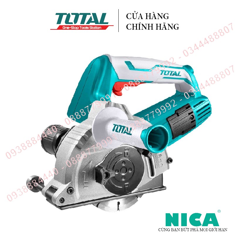 Máy cắt rãnh tường total twlc1256 máy cắt rãnh 220-240v ~ 50 / 60hz, công suất đầu vào 1500w, 9000rpm, 125mm, 3-29 mm