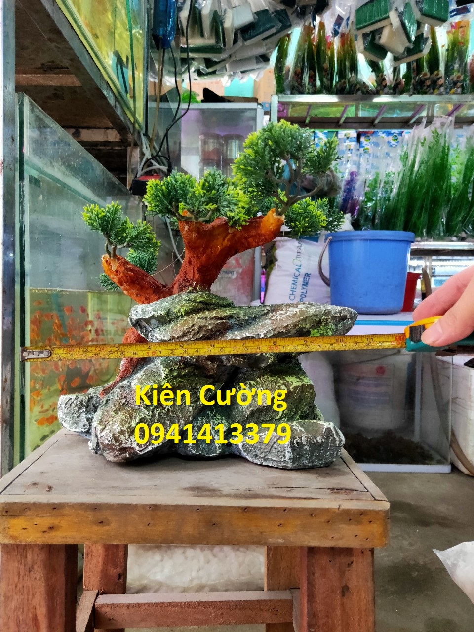 Mô Hình Núi - Hòn non Bộ - Trang Trí Bể cá (Mẫu 14)