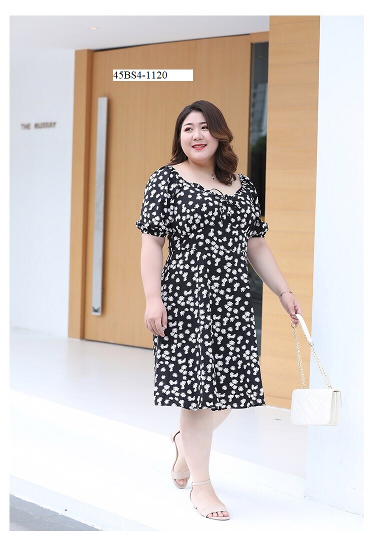 ĐẦM HOA CÚC BIG SIZE CAO CẤP