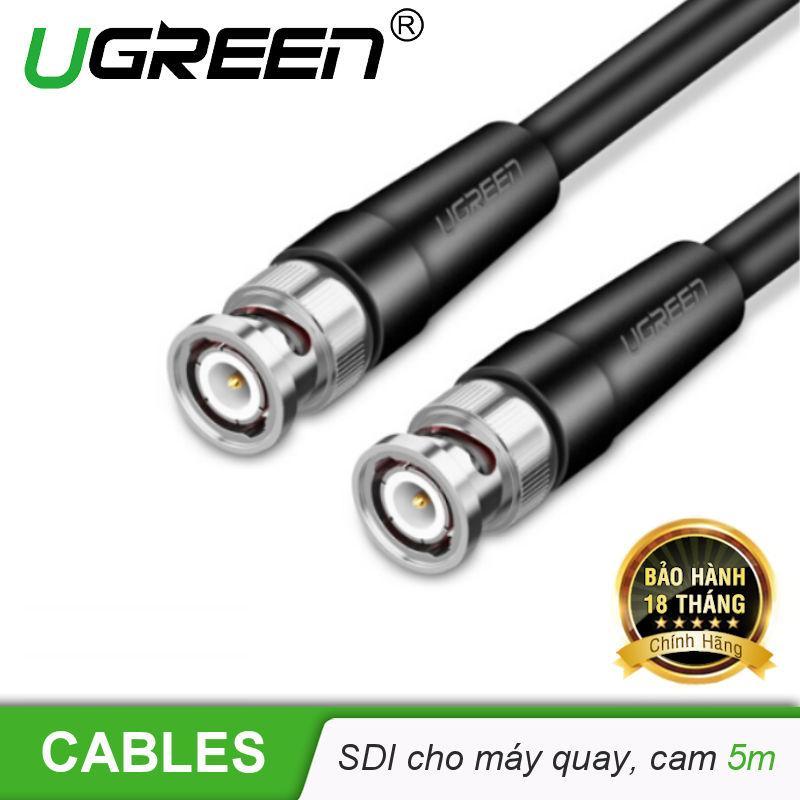 BÁO GIÁ Dây Cáp Tín Hiệu Video | Shopee Lazada Sendo Tiki mới nhất 4 Dây cáp tín hiệu SDI dùng kết nối với các thiết bị video chuyên nghiệp như Máy quay, Camera... dài 5m UGREEN SP103 50927 - Hãng phân phối chính thức