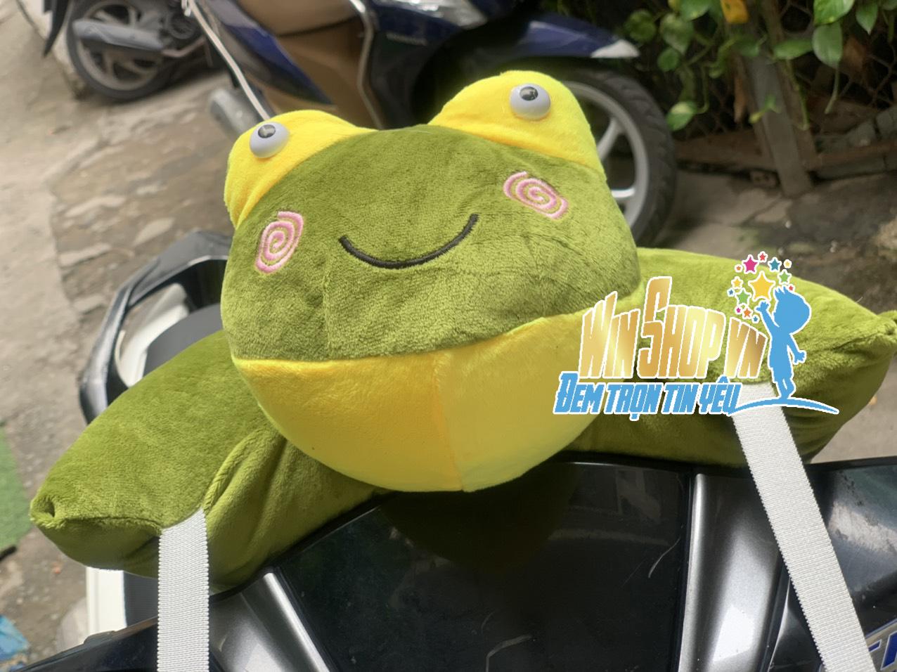 [HCM]Gối đi xe máy 1 đầu cho bé - ẾCH XANH