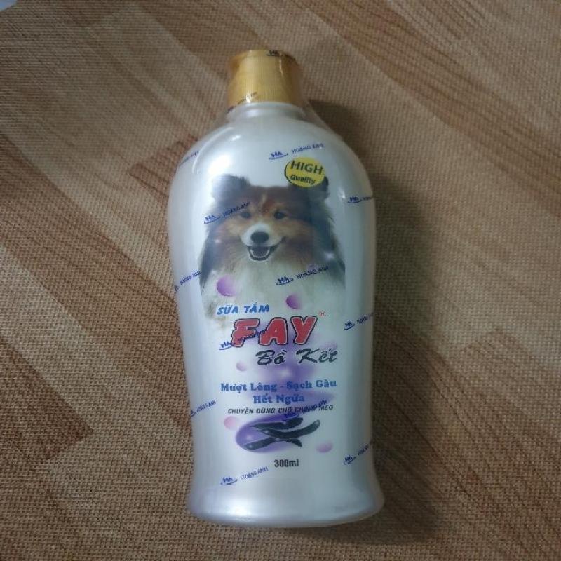 Sữa tắm Fay Bồ Kết 300ml mượt lông sạch gàu hết ngứa dùng cho chó mèo