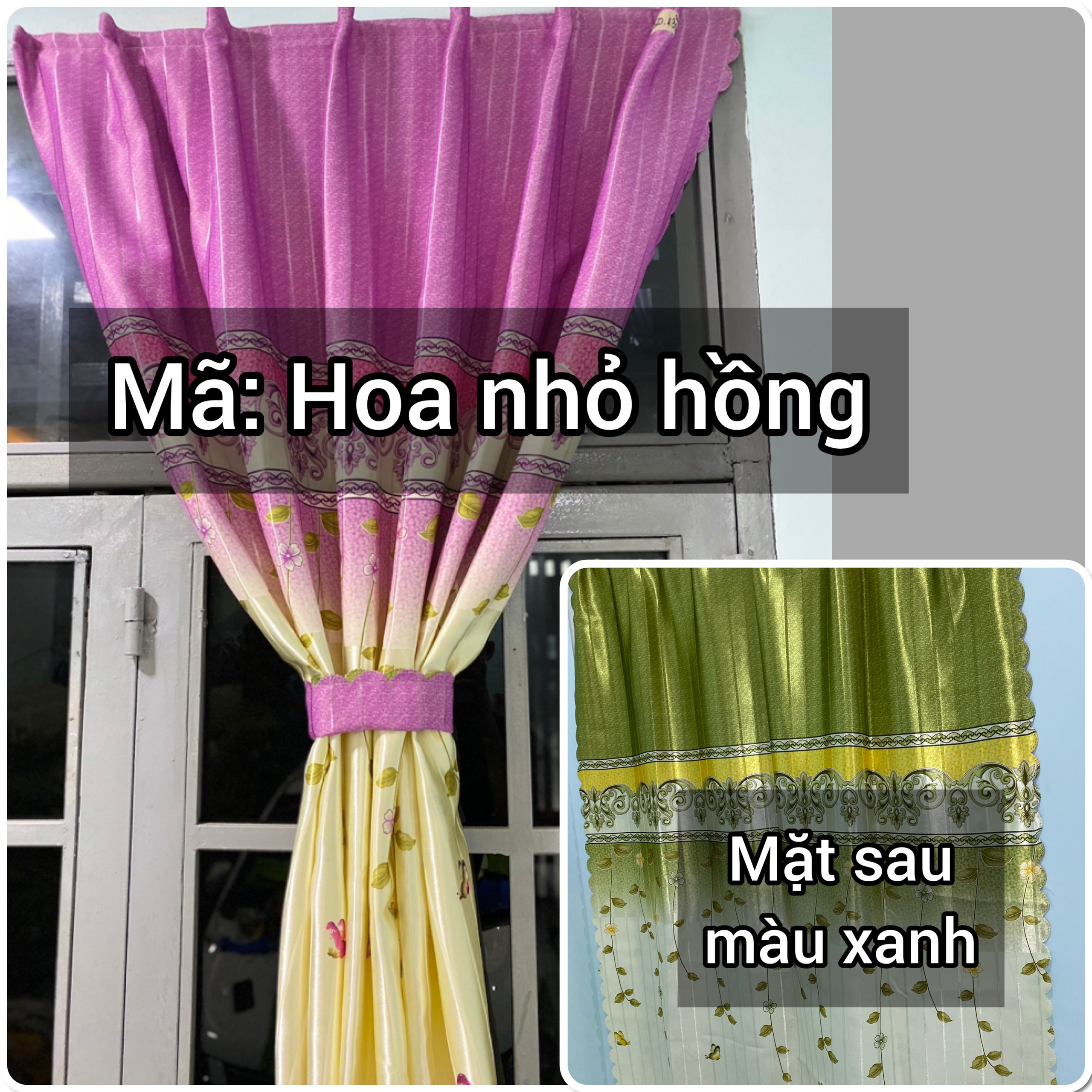 Rèm dán cửa, dán tường màn rèm cửa dán, rèm màn che