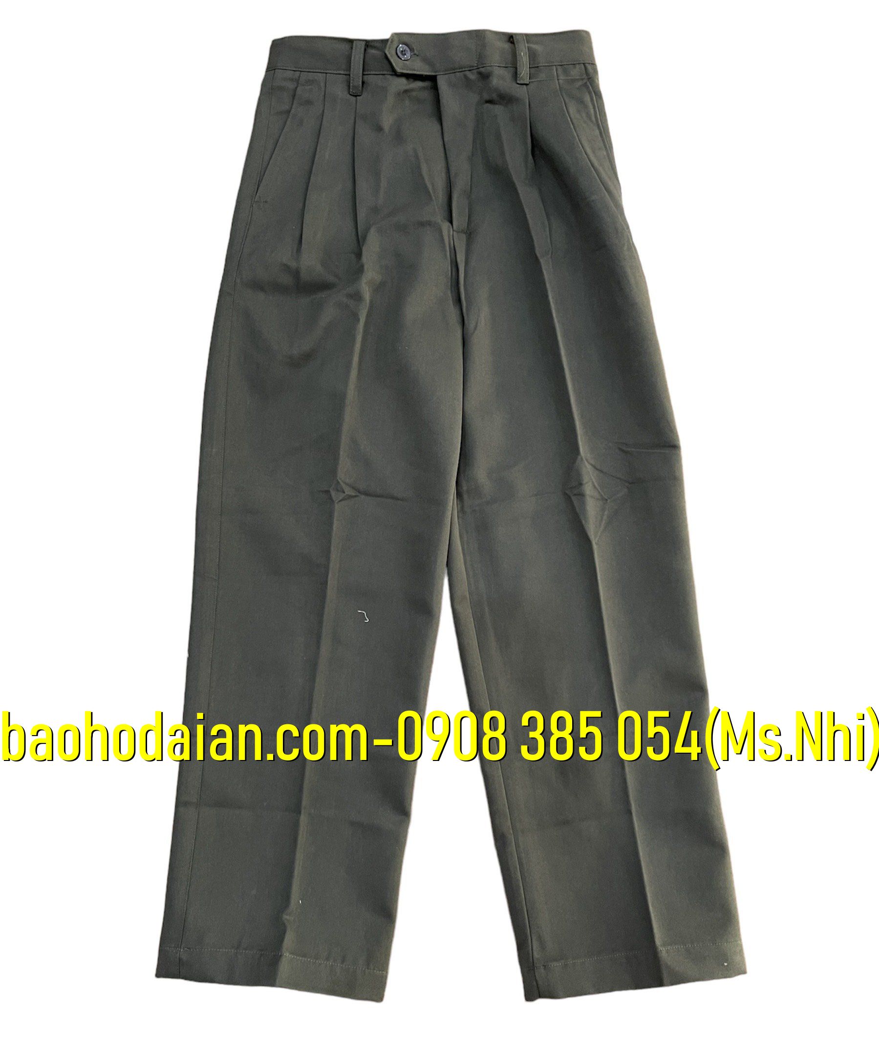 Quần bảo vệ vải kaki thành thành công