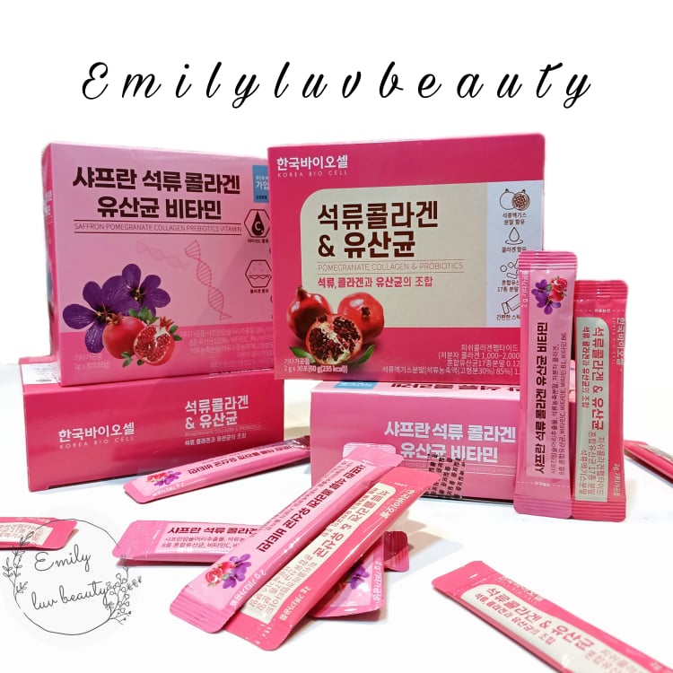 Collagen lựu đỏ Hàn Quốc hộp 30 gói