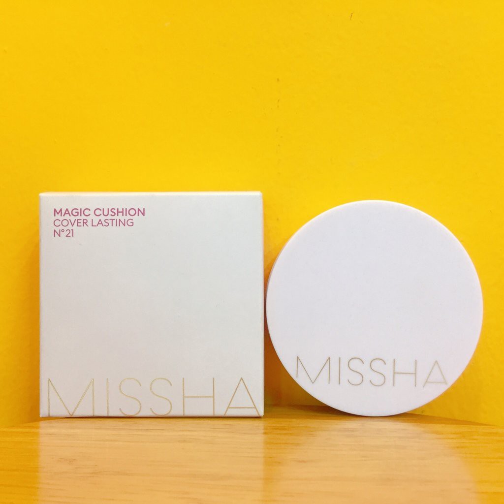 Phấn Nước Missha Magic Cushion Cover Lasting SPF50+ PA+++ (Dành cho da khô)