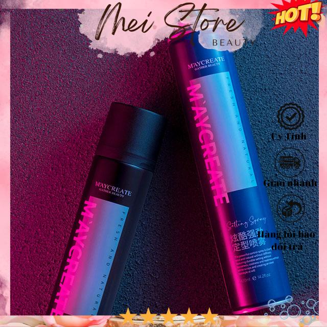 [GIẢM 5% ĐƠN 129K][HCM]Keo Xịt Tóc Maycreate Gather Beauty 420mL