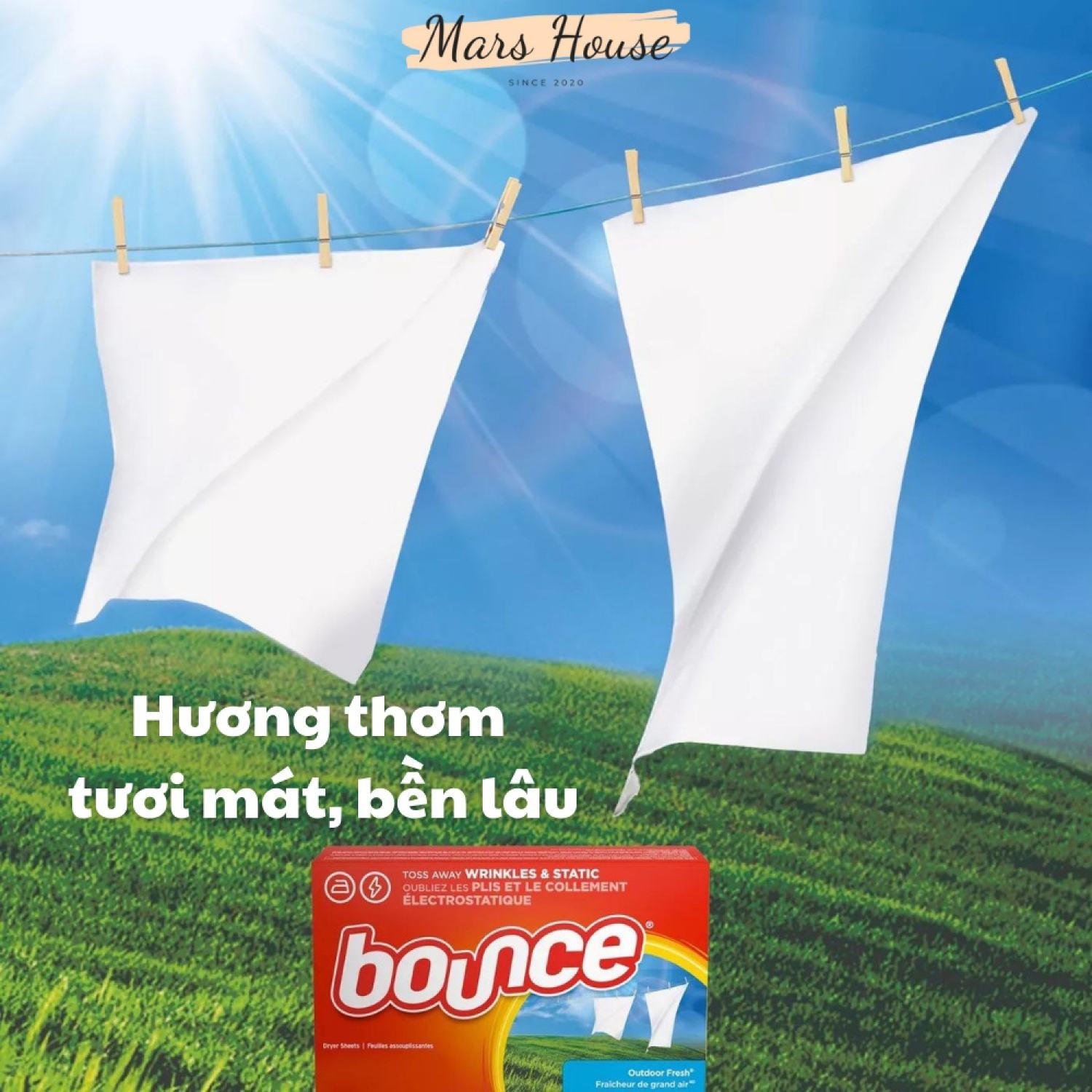 Giấy Thơm Quần Áo Bounce Chính Hãng