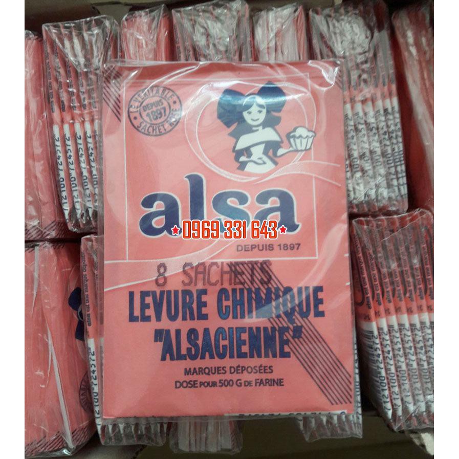 BỘT NỞ ALSA (Bột nổi baking powder) PHÁP gói 11g