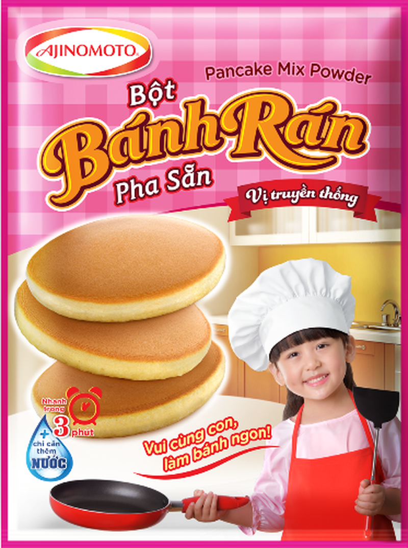 Bột bánh rán Doraemon vị truyền thống 200gr
