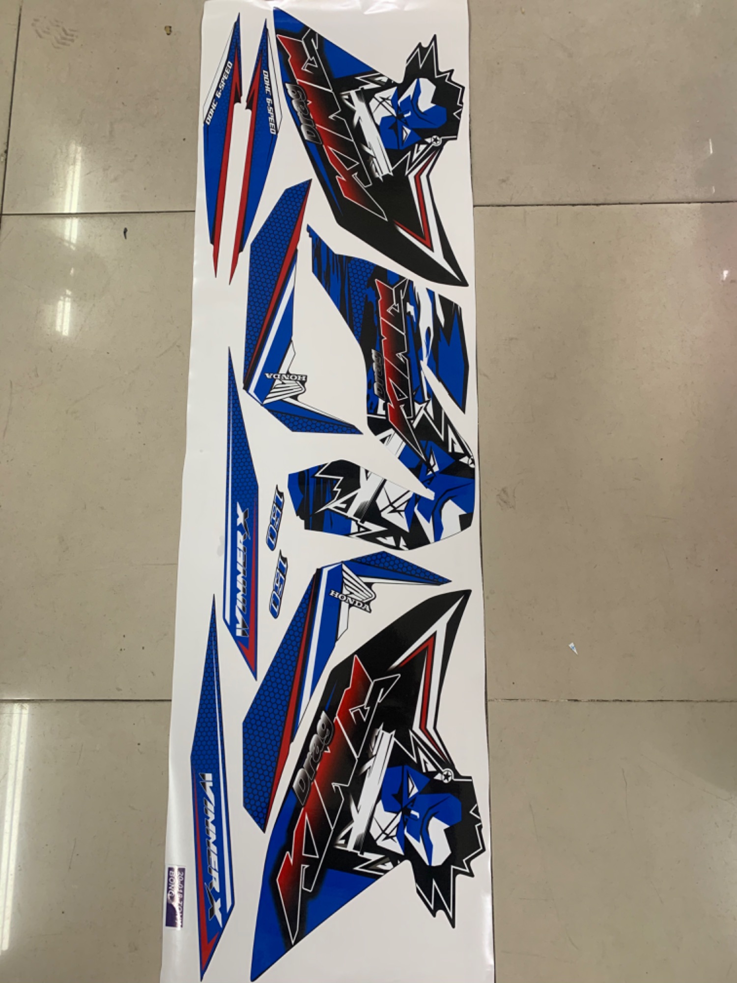 [HCM]Tem rời WinnerX mẫu kingdrag 3 lớp cao cấp