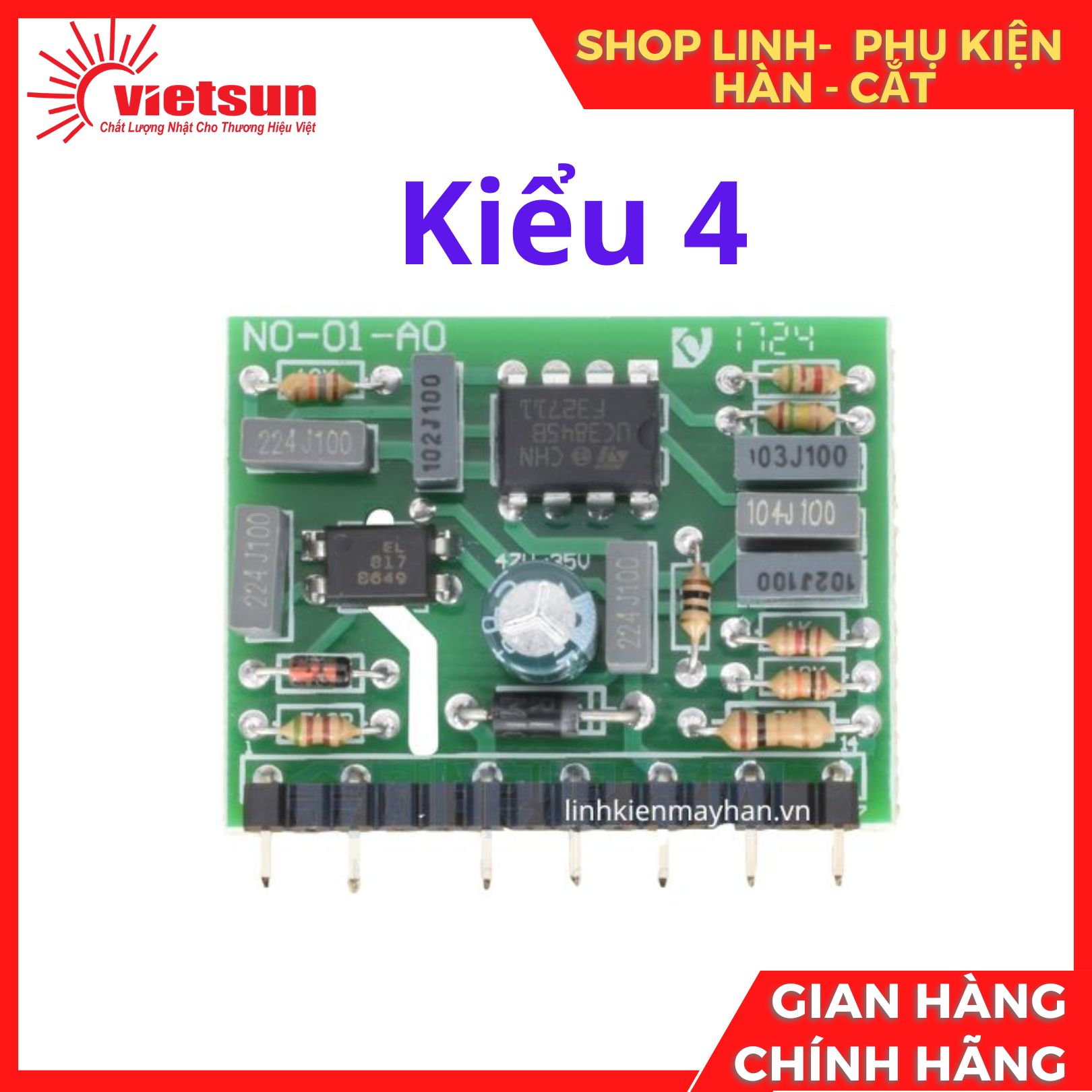 Bo mạch nguồn dùng cho máy hàn điện tử