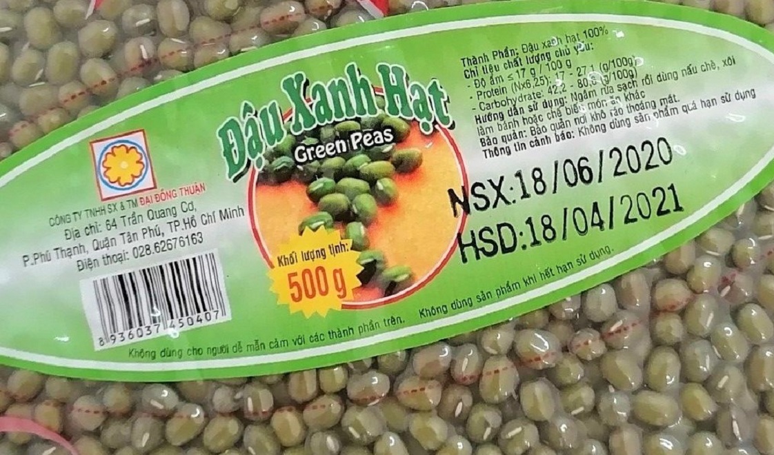 [Gói 500g] ĐẬU XANH HẠT [VN] ĐẠI ĐỒNG THUẬN Green Peas