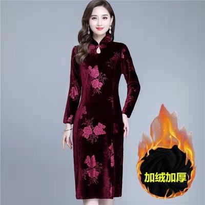 Đầm dự tiệc trung niên sang trọng