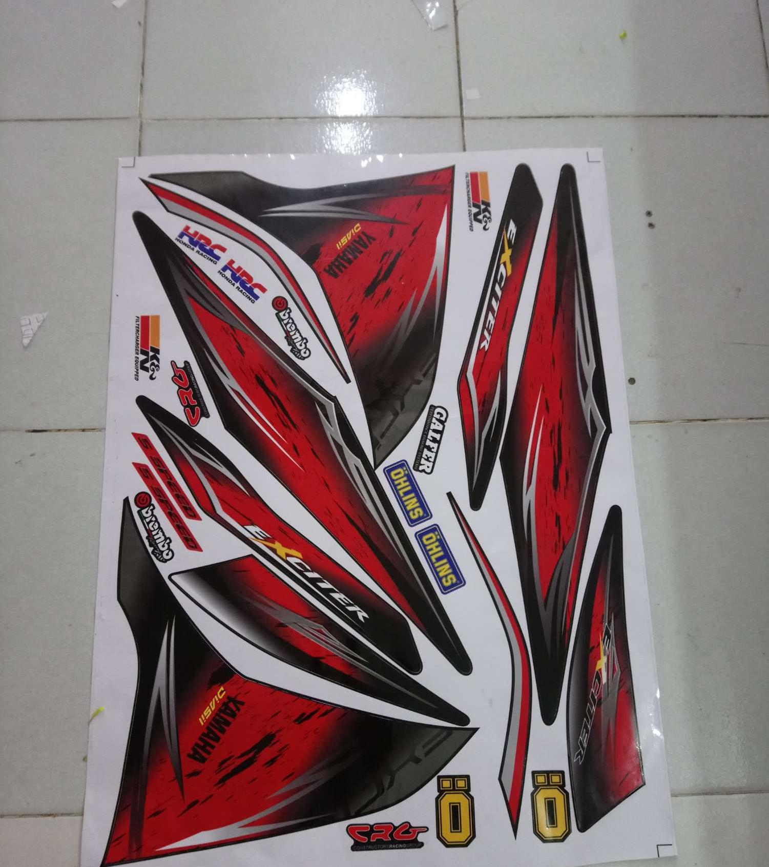 Tem rời exciter 135, xe exciter 2011 đỏ đen
