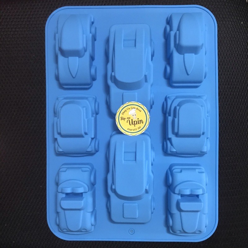 Khuôn silicon hình xe ô tô làm thạch rau câu, pudding, mousse