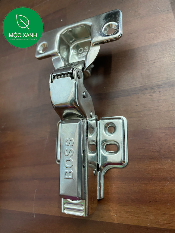 Bản lề tủ bếp Inox Boss - SUS304 (cả linh kiện)