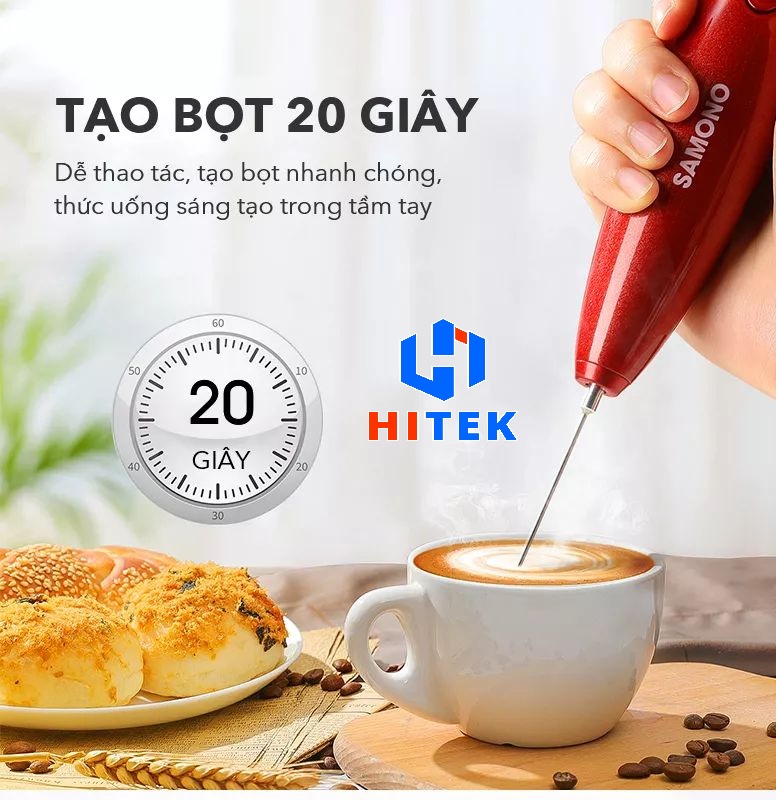 Máy tạo bọt sữa SAMONO SW-MFB11 – Bảo hành 12 tháng