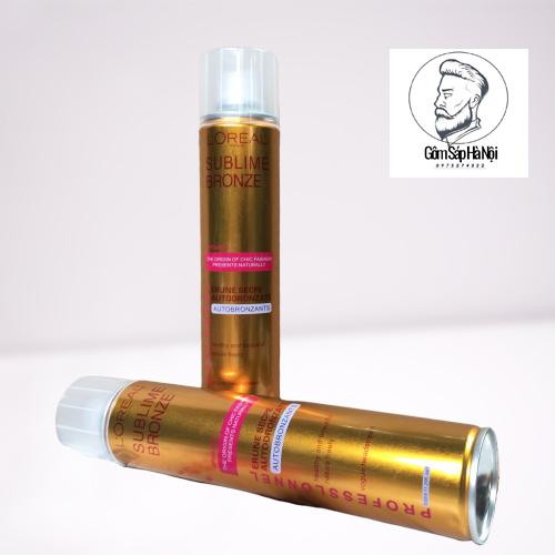 [ Tặng Lược ] Combo Gôm  Xịt Tóc Lorel Sublime Bronze 320ml + Sáp Vuốt Tóc Volcanic Clay ( Đen )
