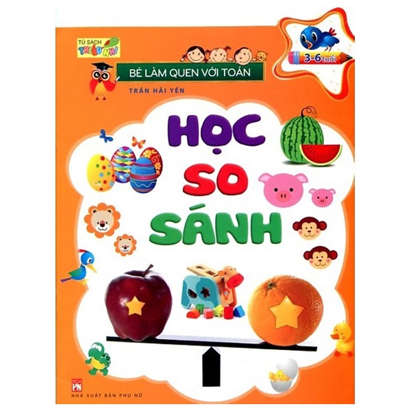 Fahasa - bé làm quen với toán - học so sánh