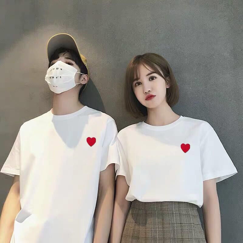 SET 2 ÁO PHÔNG  IN HÌNH TRÁI TYM  DỄ MIX ĐỒ