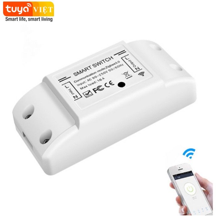 Công tắc điều khiển từ xa tuya basic, công tắc thông minh wifi tuya basic