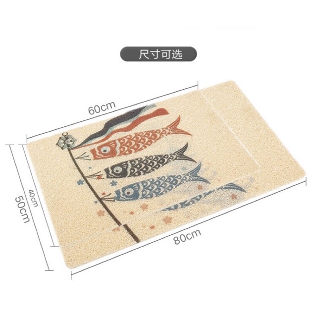 Thảm rối chống văng cát cho mèo size 40x60cm