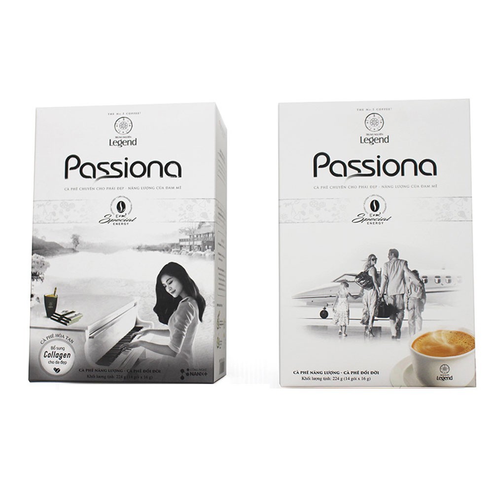 Cà phê G7 Passiona 4in1 hòa tan hộp 14 gói